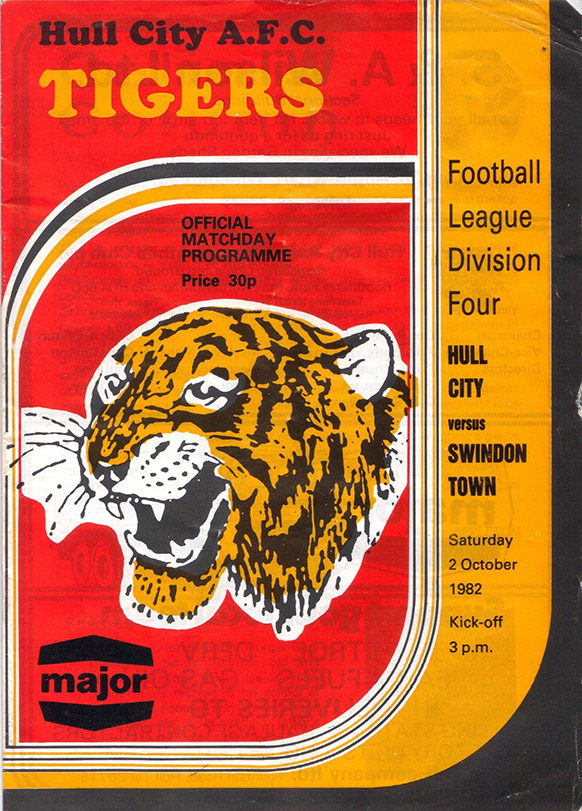 <b>Saturday, October 2, 1982</b><br />vs. Hull City (Away)